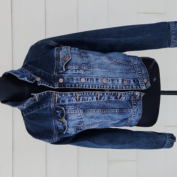 VTG Hard Rock Café Puerto Vallarta Collectible Distressed Jean Jacket (L) - Picture 2 of 11